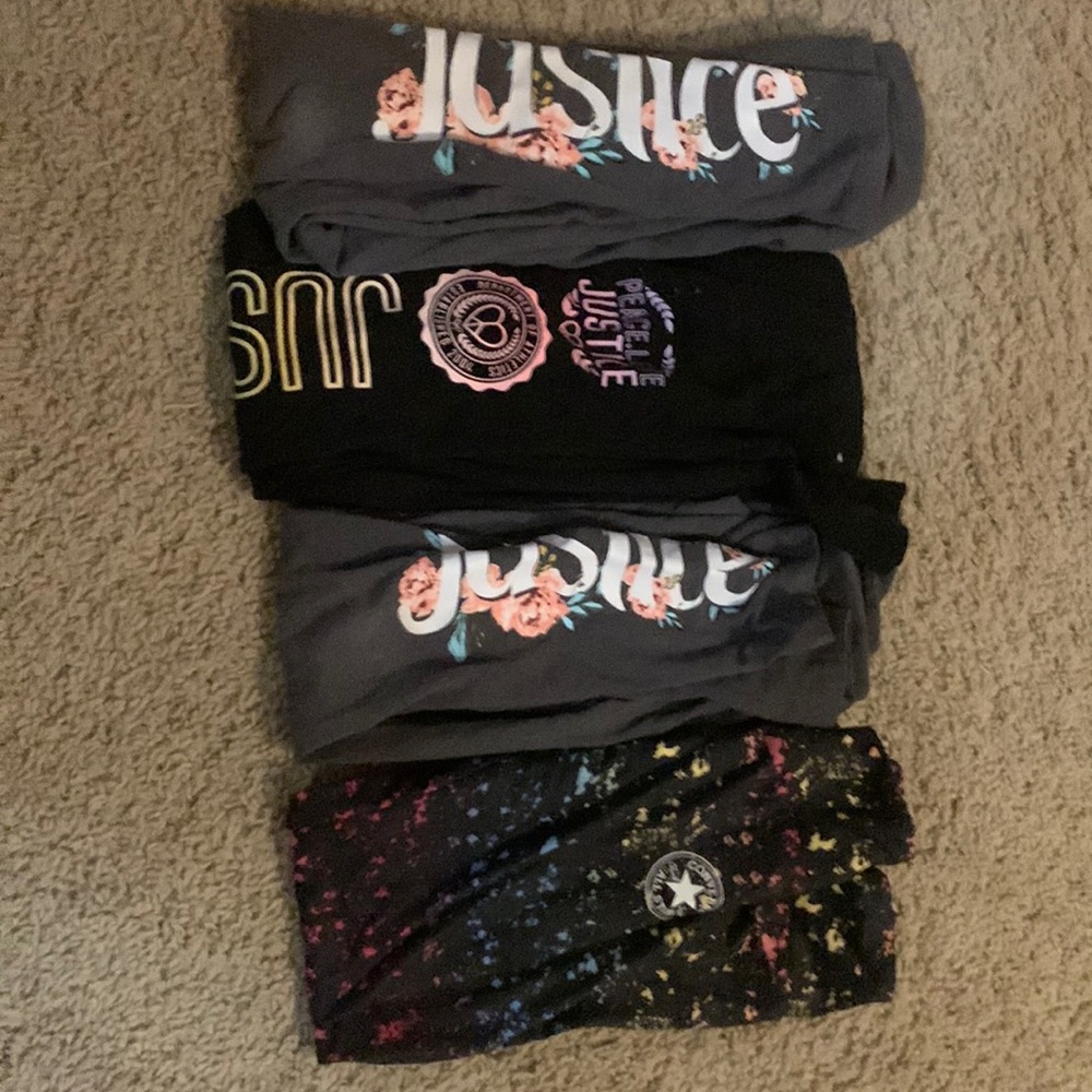 Girls leggings size small and medium